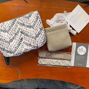 🔥 NIP HELLO HAPPY IN RAINDROP CHEVRON pattern